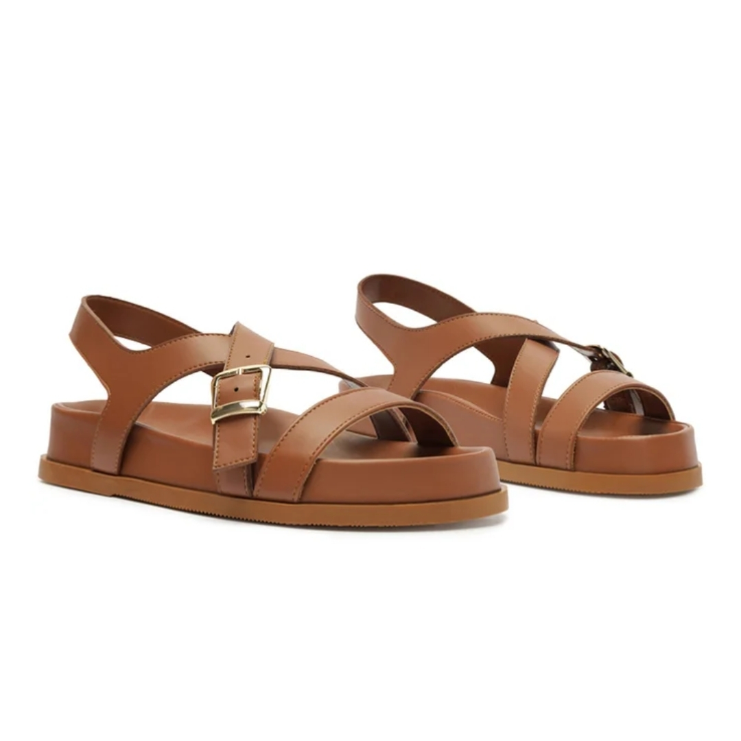 SANDALIA DE TACÓN PLANO