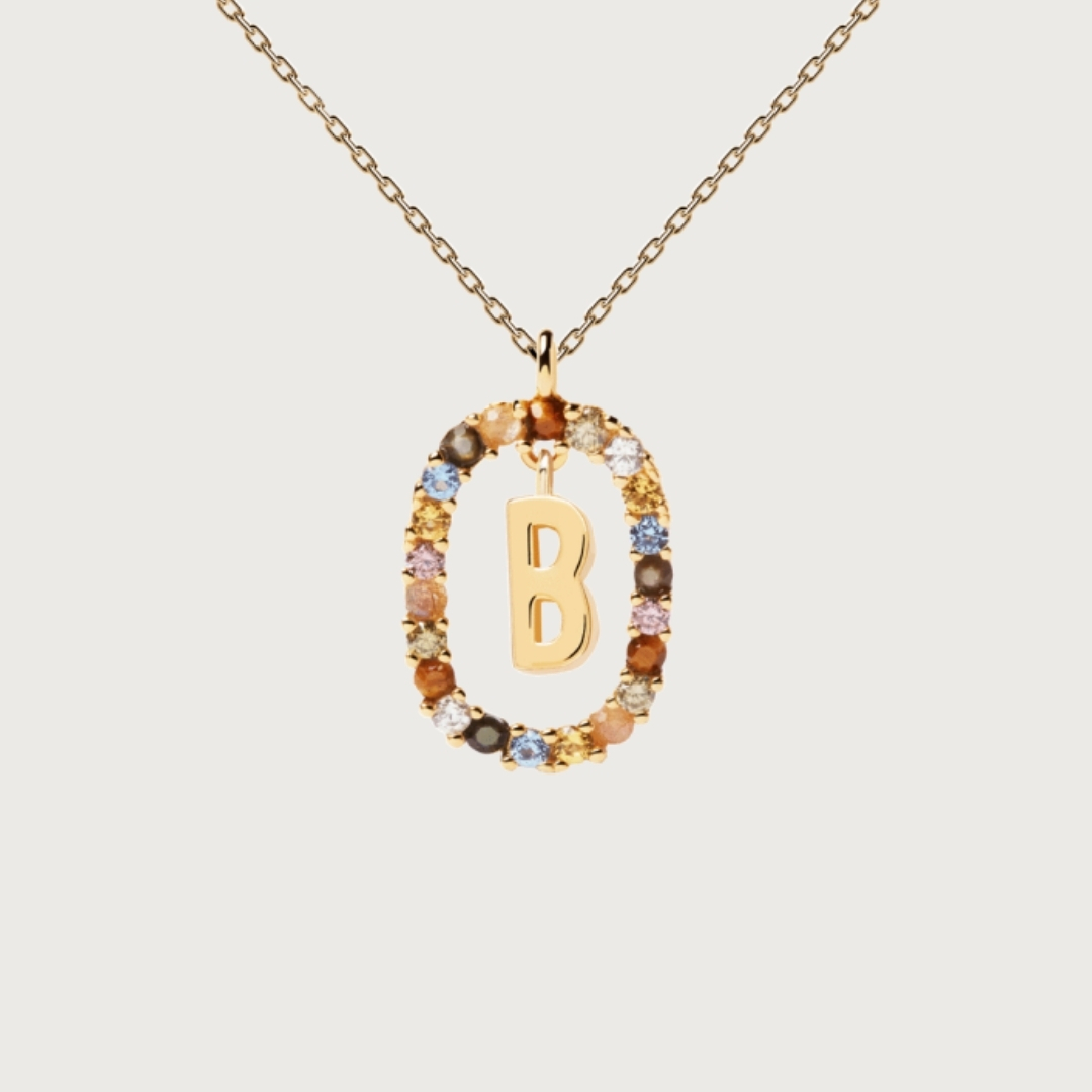CO Letter B Necklace U
