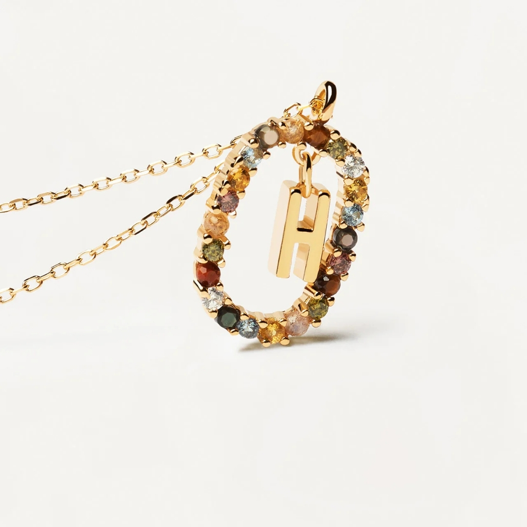 CO Letter H Necklace U