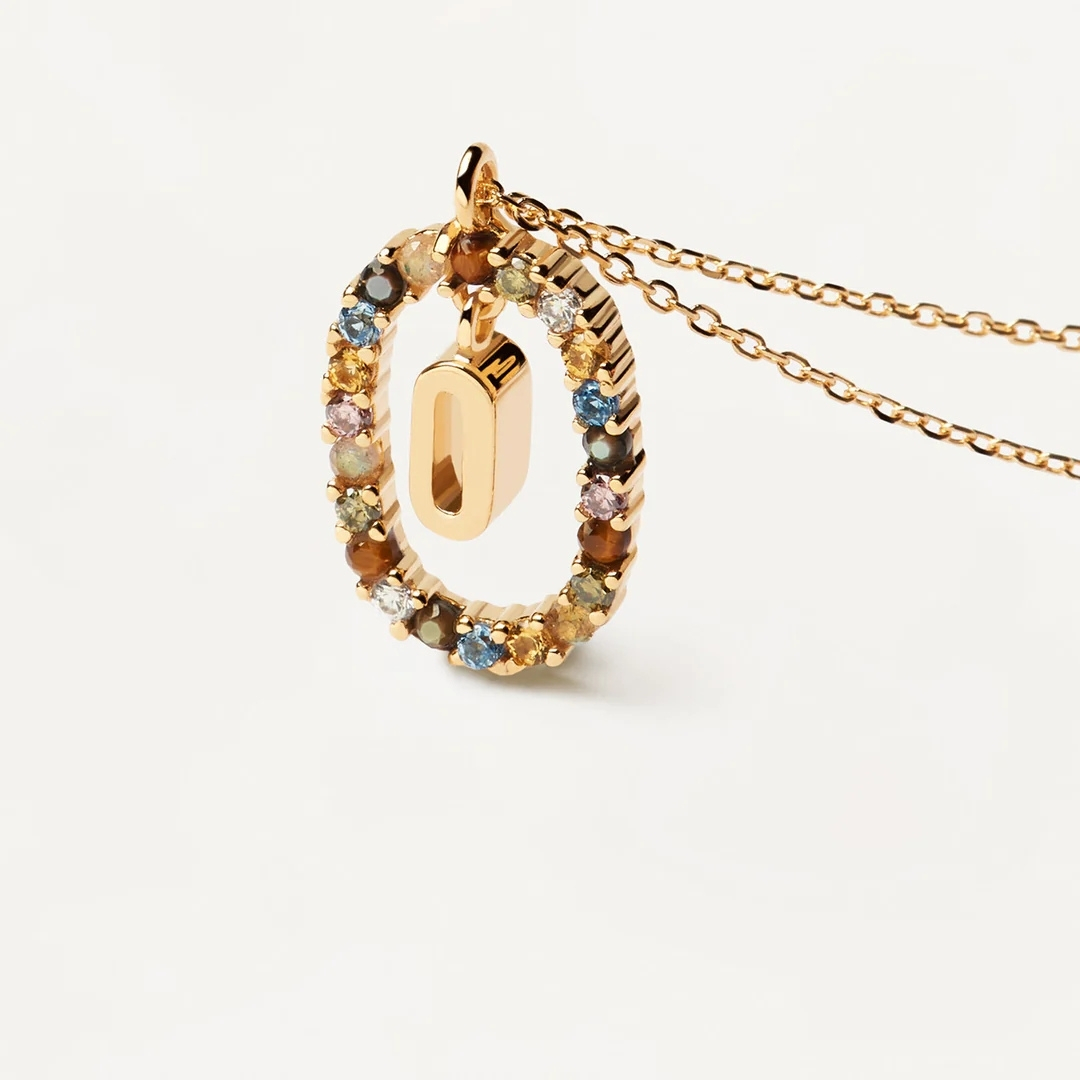 CO Letter O Necklace U