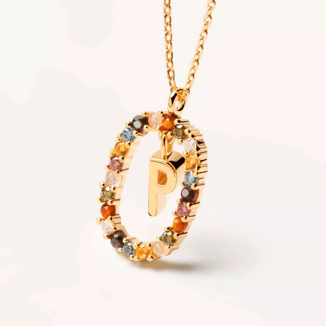 CO Letter P Necklace U