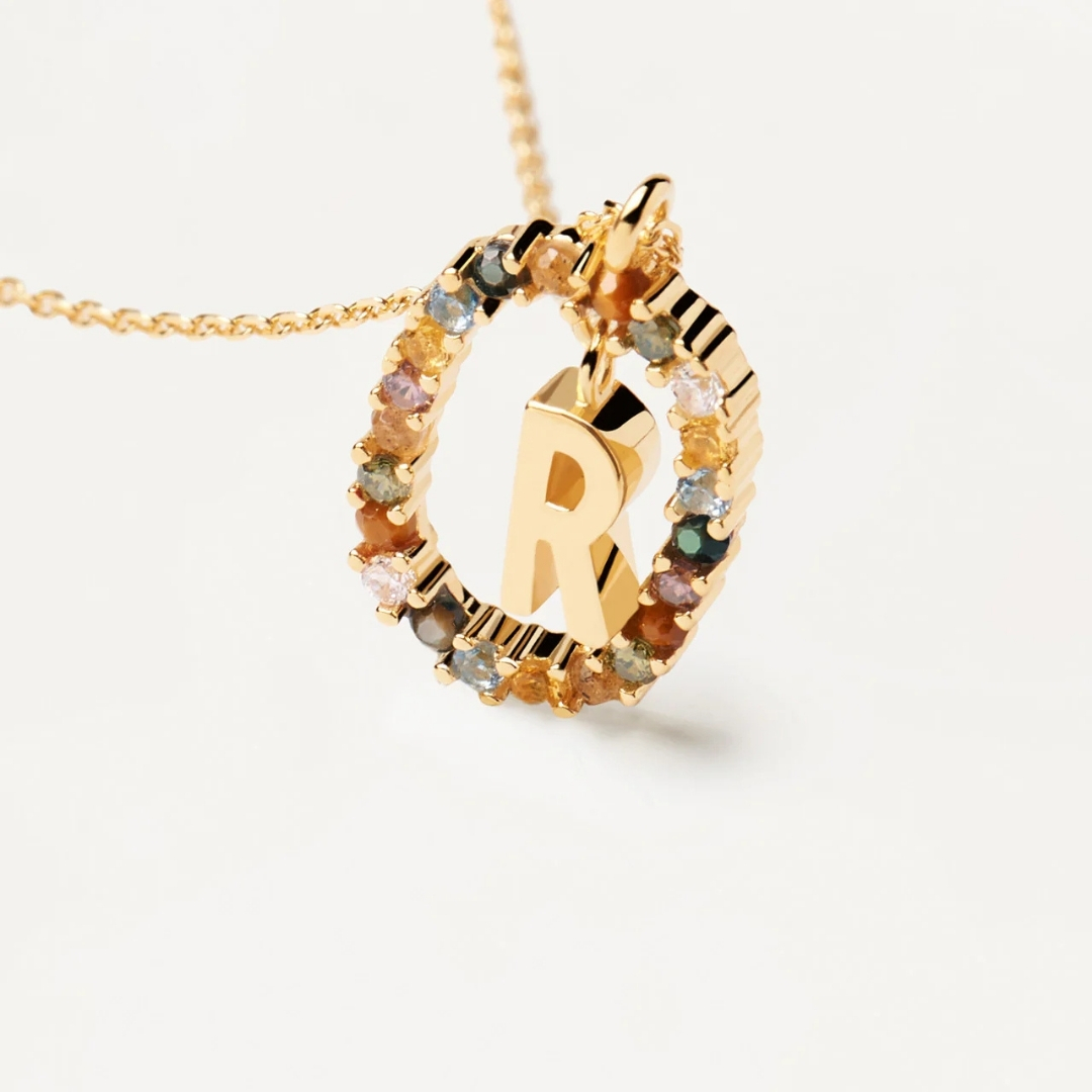 CO Letter R Necklace U