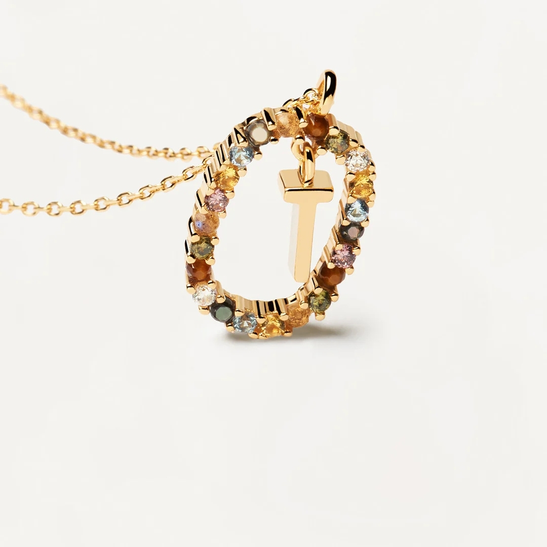 CO Letter T Necklace U