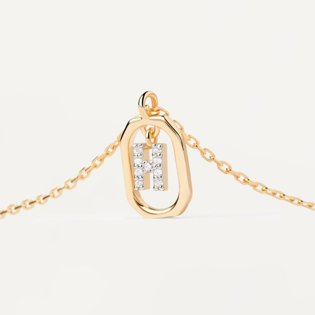 CO Mini Letter H Necklace U