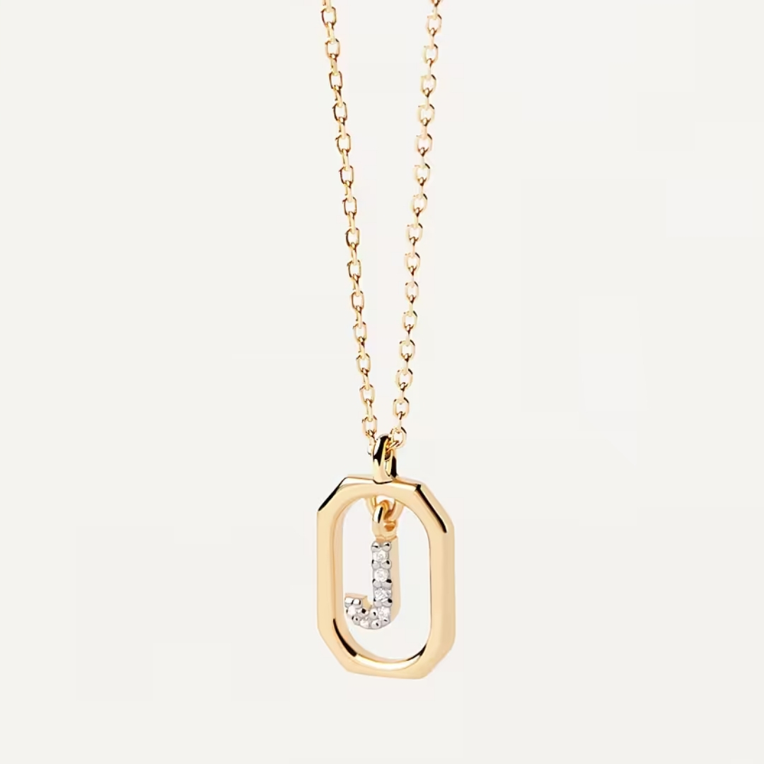 CO Mini Letter J Necklace U
