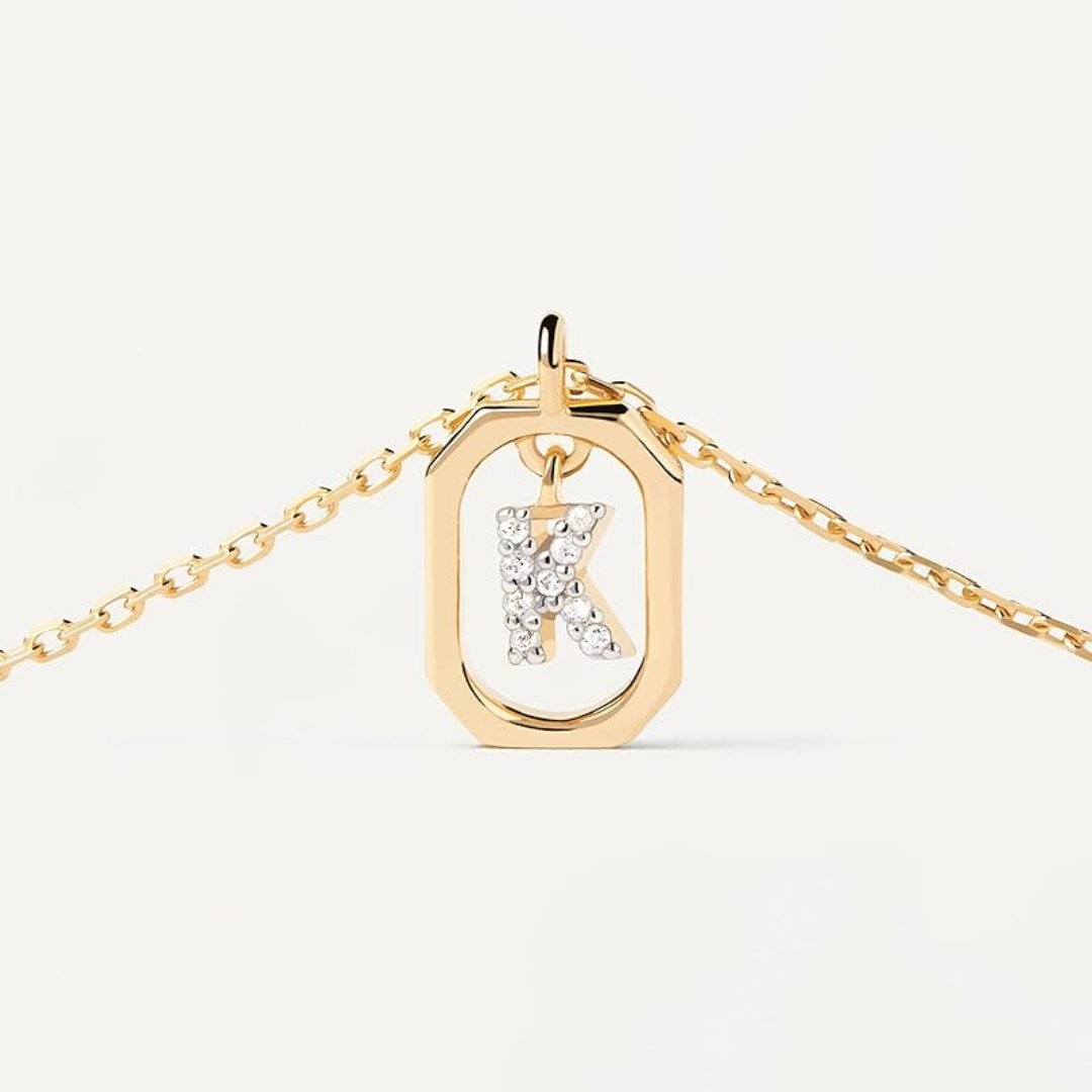 CO Mini Letter K Necklace U