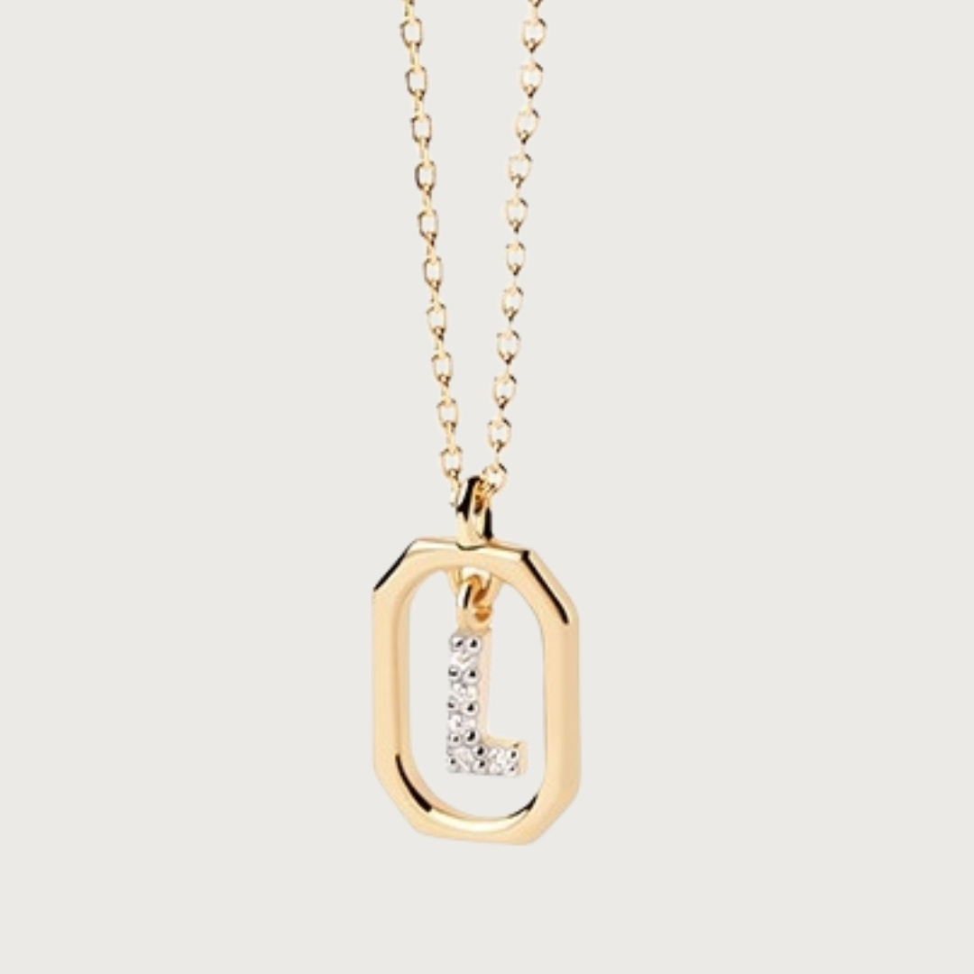 CO Mini Letter L Necklace U