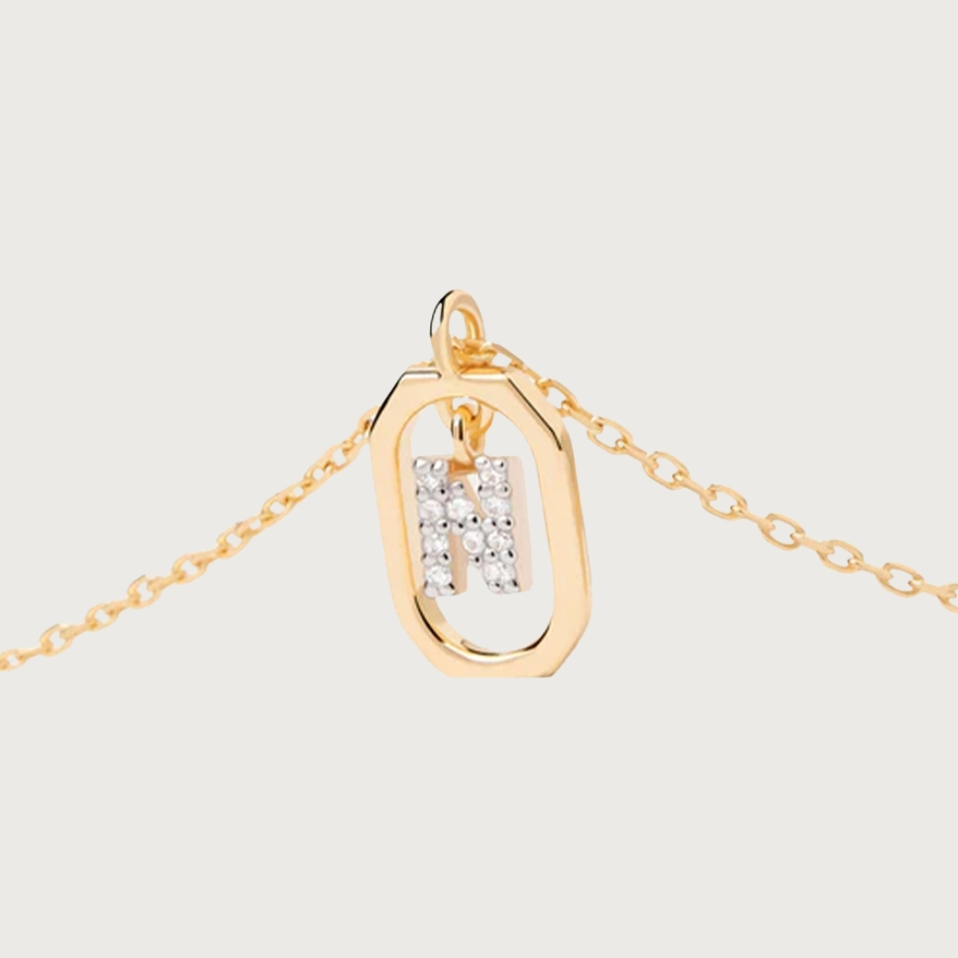 CO Mini Letter N Necklace U