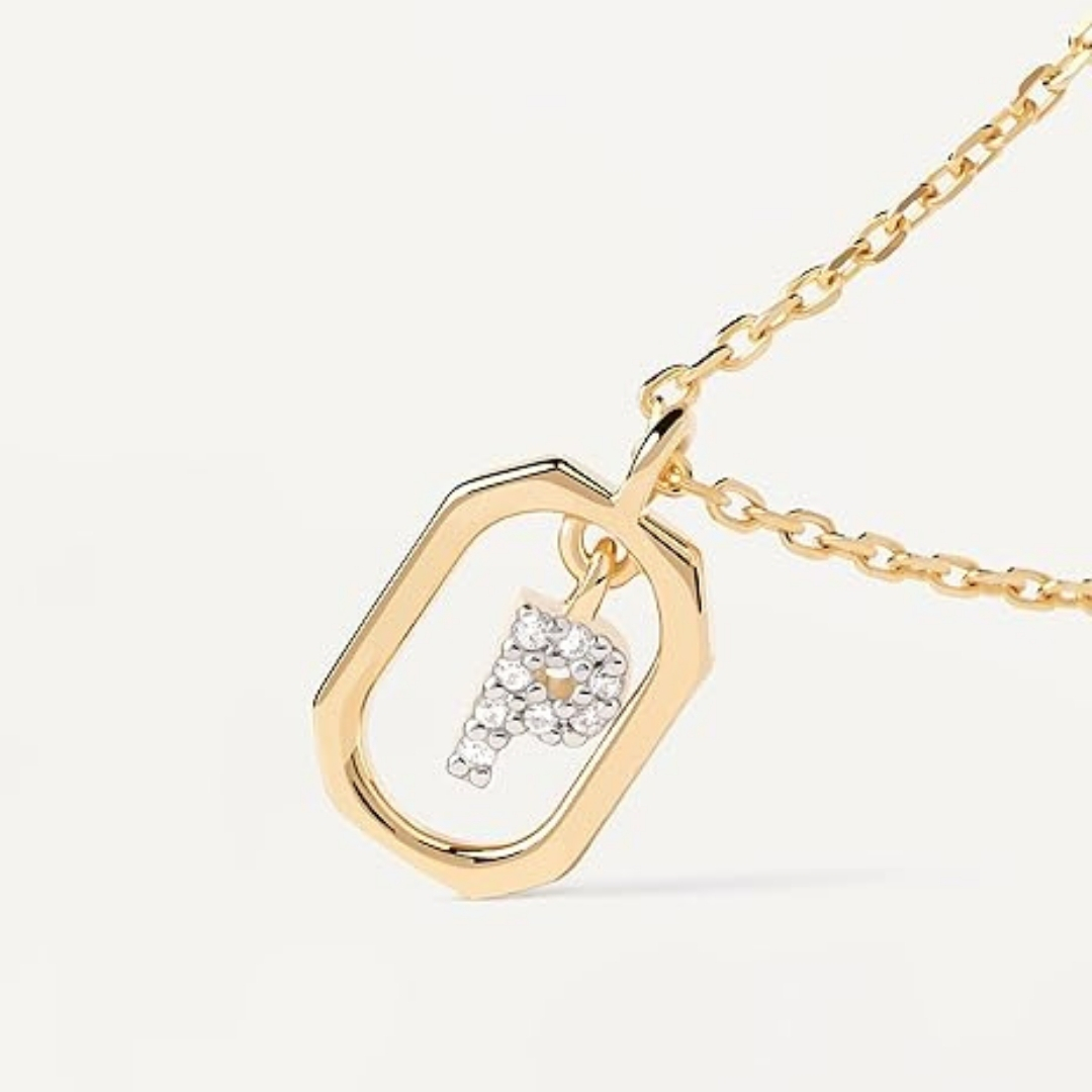 CO Mini Letter P Necklace U