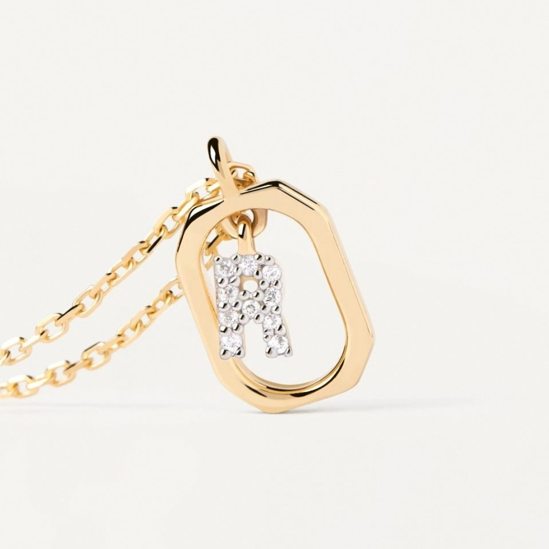 CO Mini Letter R Necklace U