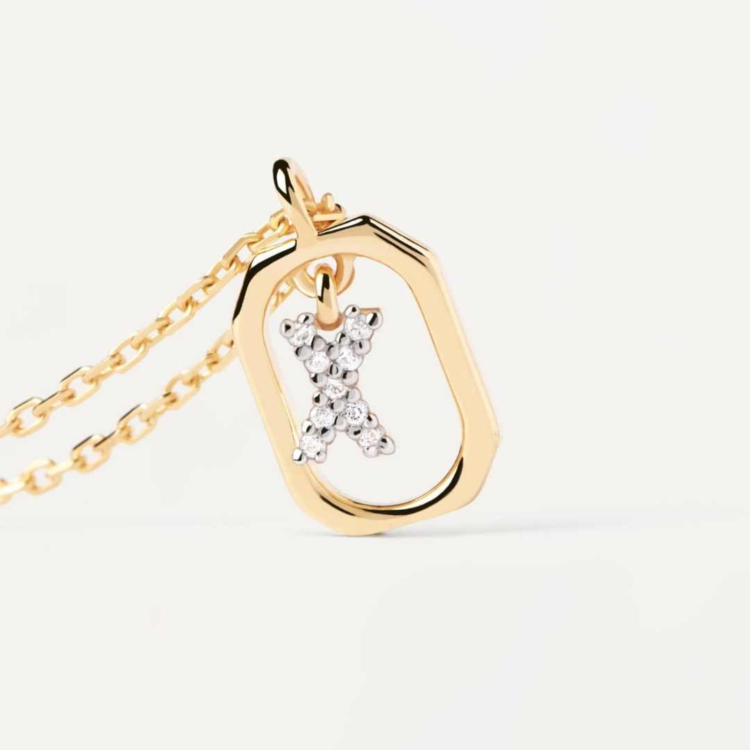 CO Mini Letter X Necklace U