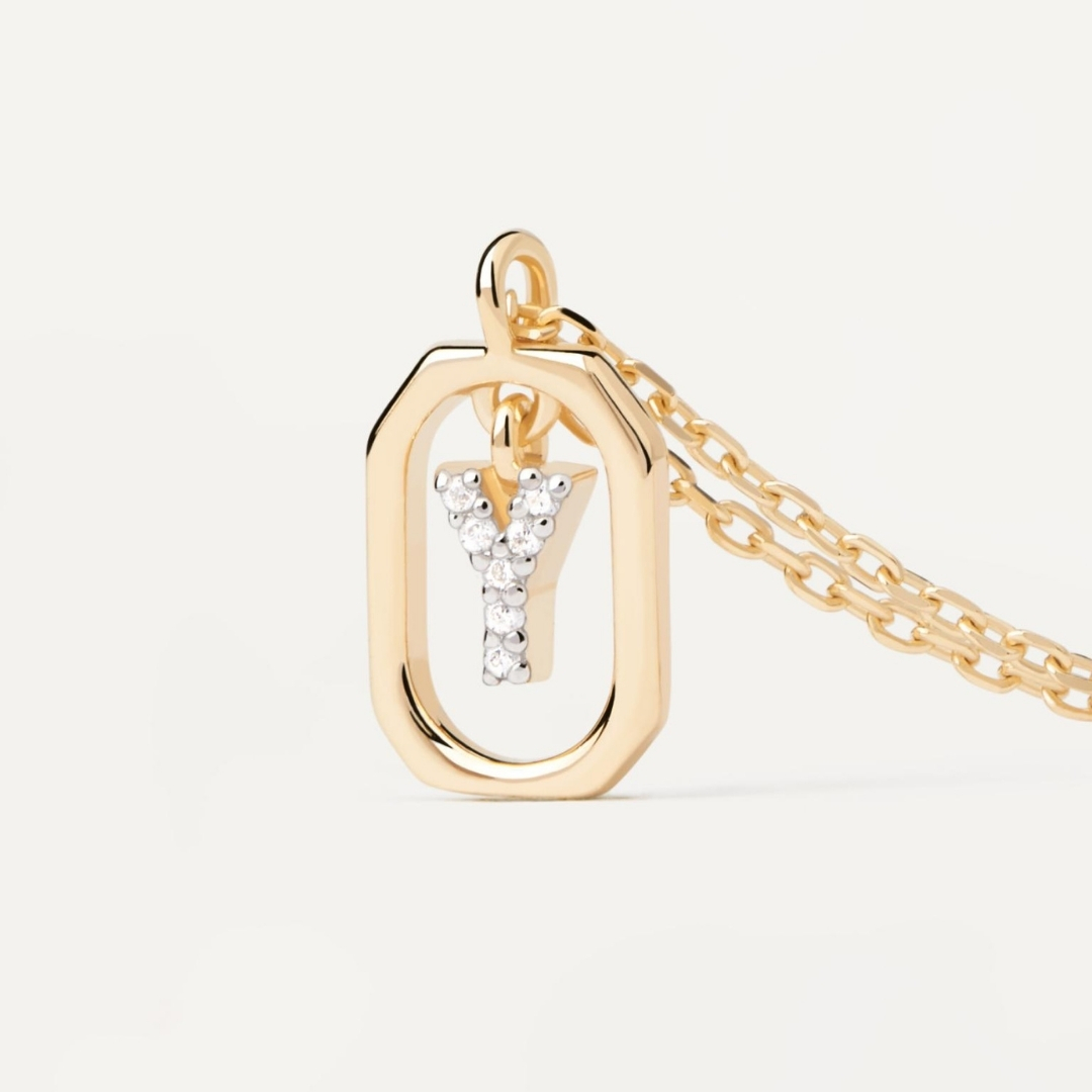 CO Mini Letter Y Necklace U