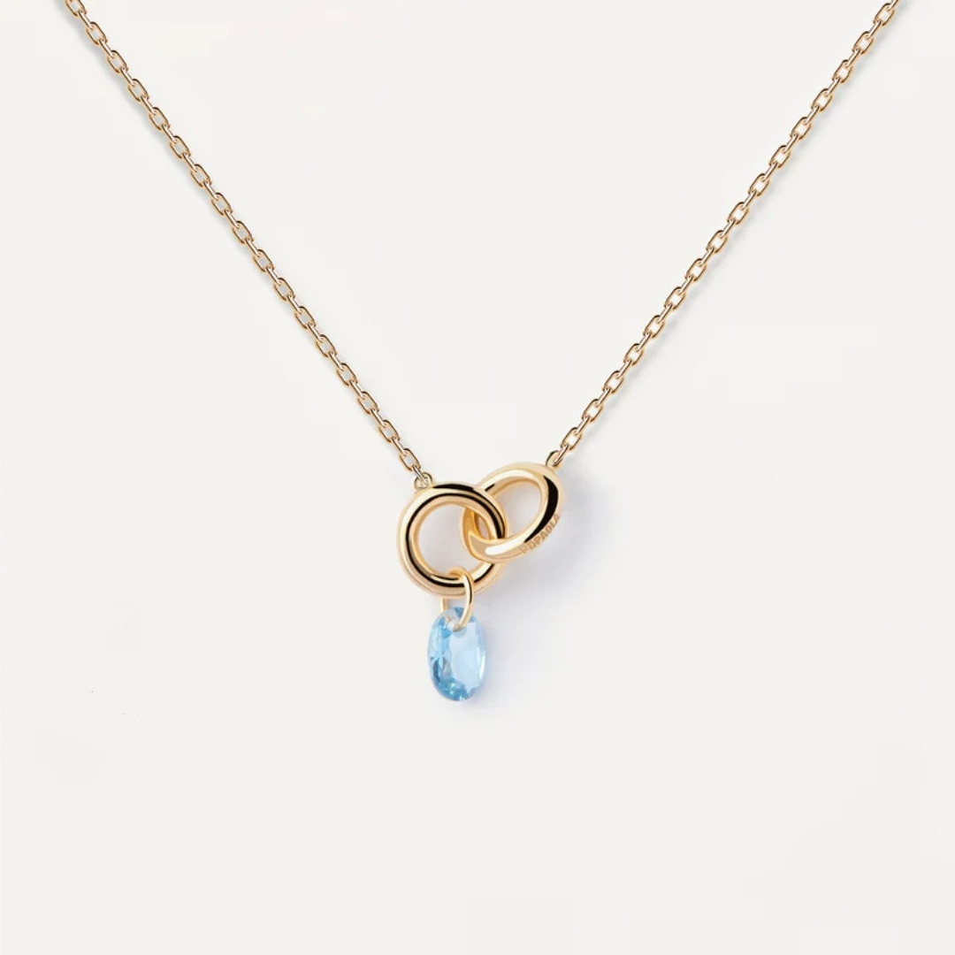 CO Blue Lily necklace U