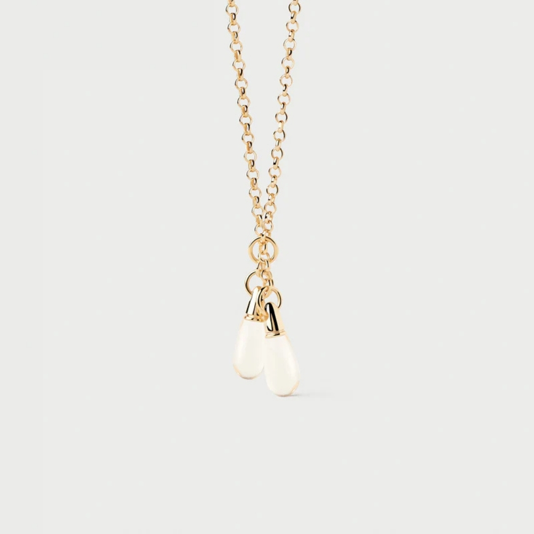 CO Rock crystal Tango chain necklace U