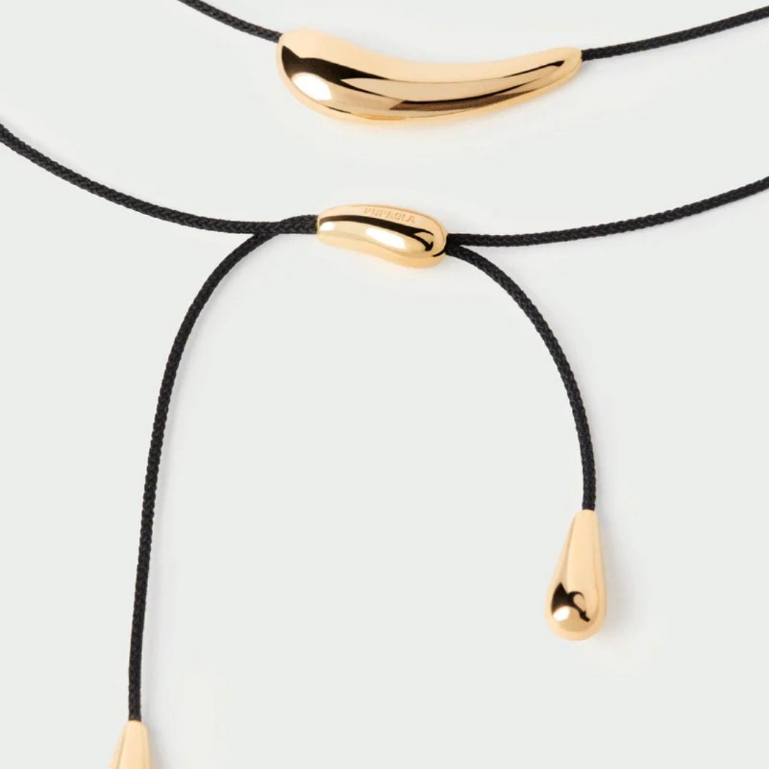 Orbit cord necklace