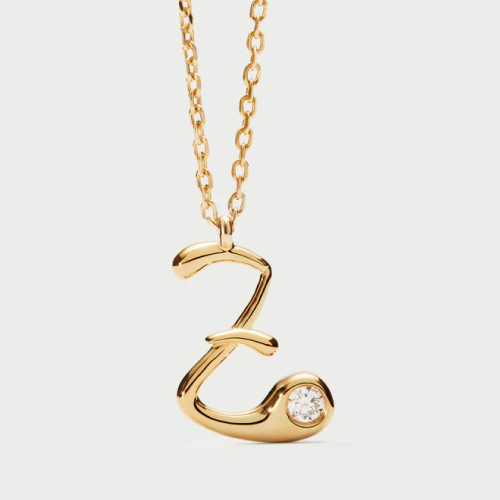 Z initial pendant necklace
