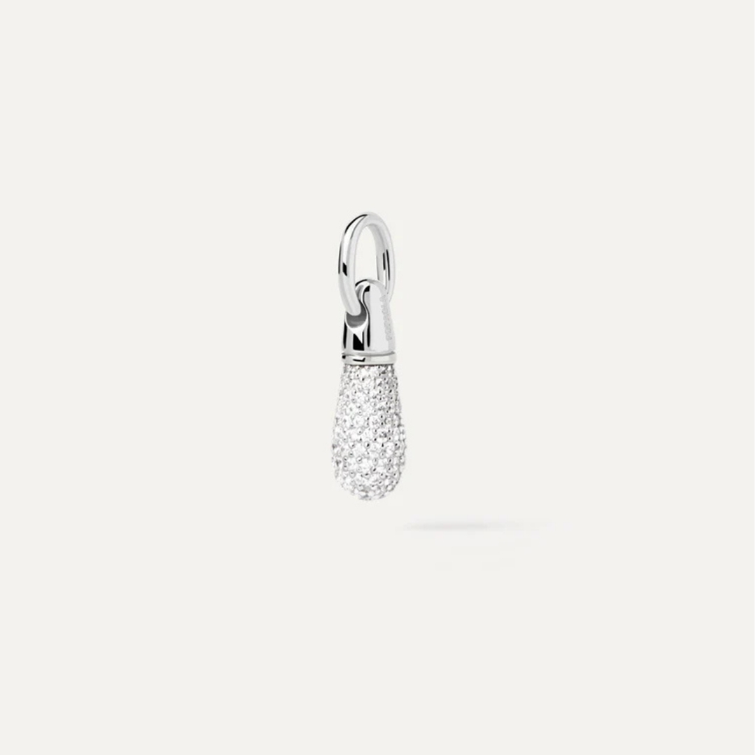 CO Pavé Drop Silver Pendant U