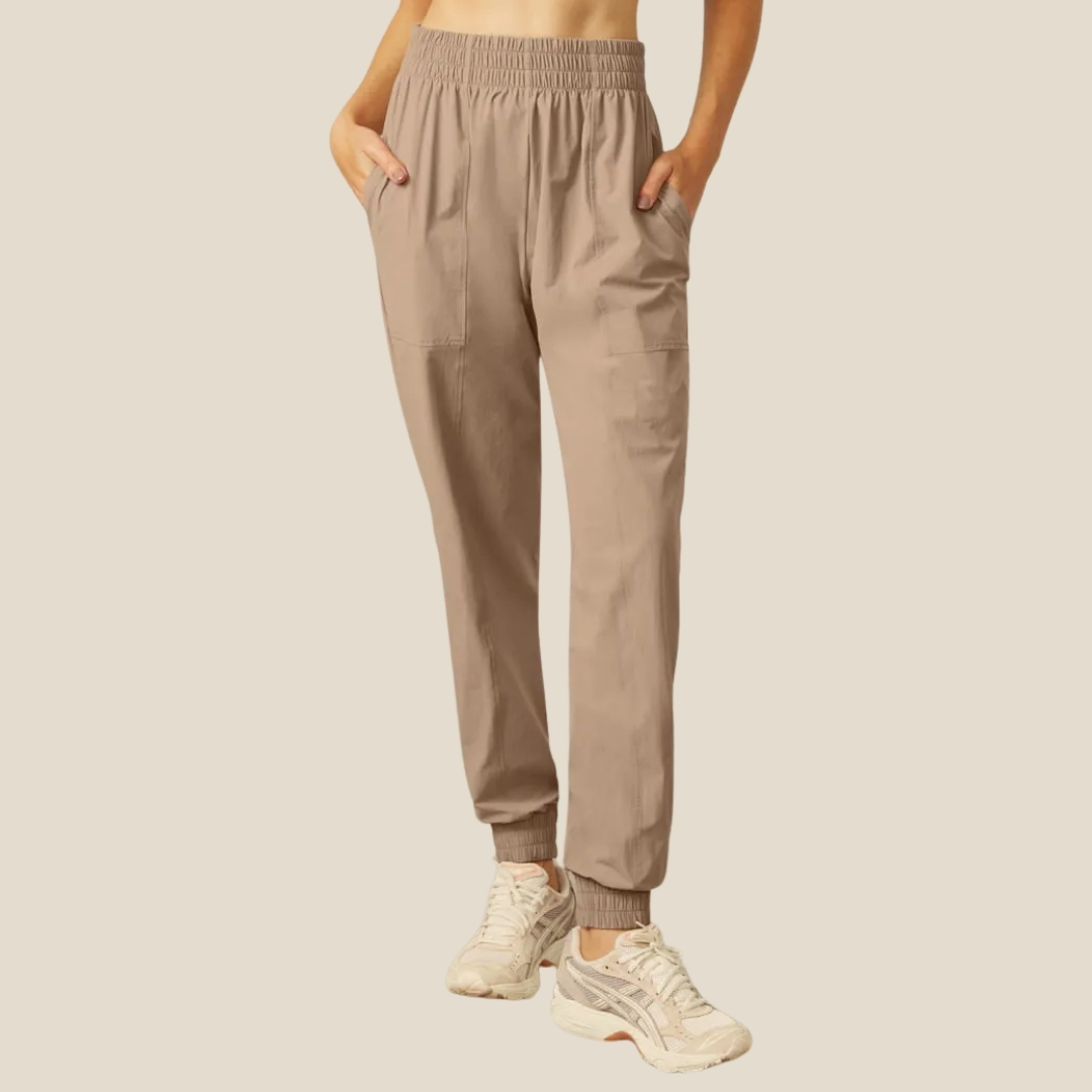 CALÇA JOGGER COM CÓS E PUNHO ELÁSTICO