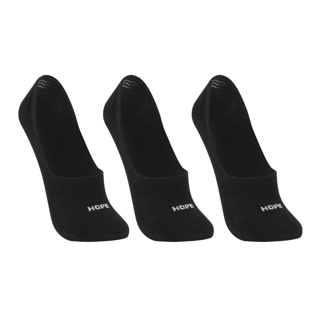 KIT COM 3 PARES DE MEIA INVISÍVEL EM ALGODÃO