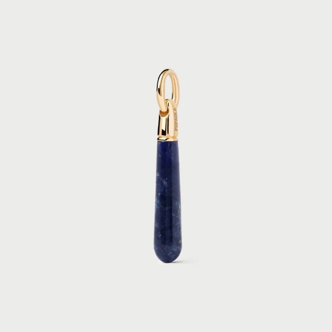 PE Sodalite large Drop pendant U