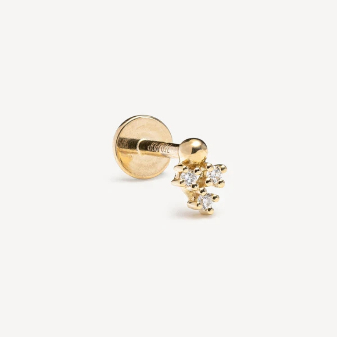 PG Diamonds and gold Blake Single Earring U