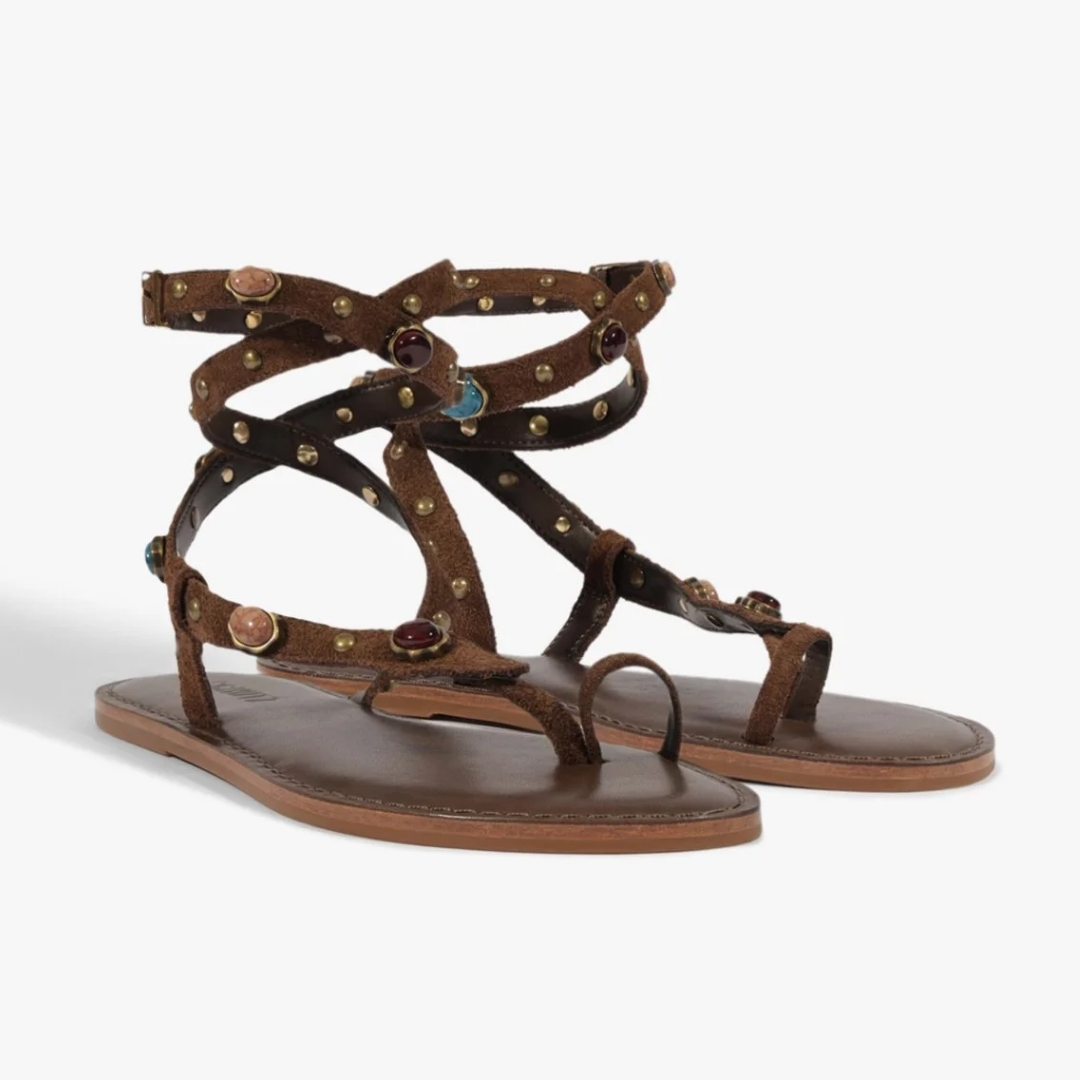 SANDALIA DE TACÓN PLANO