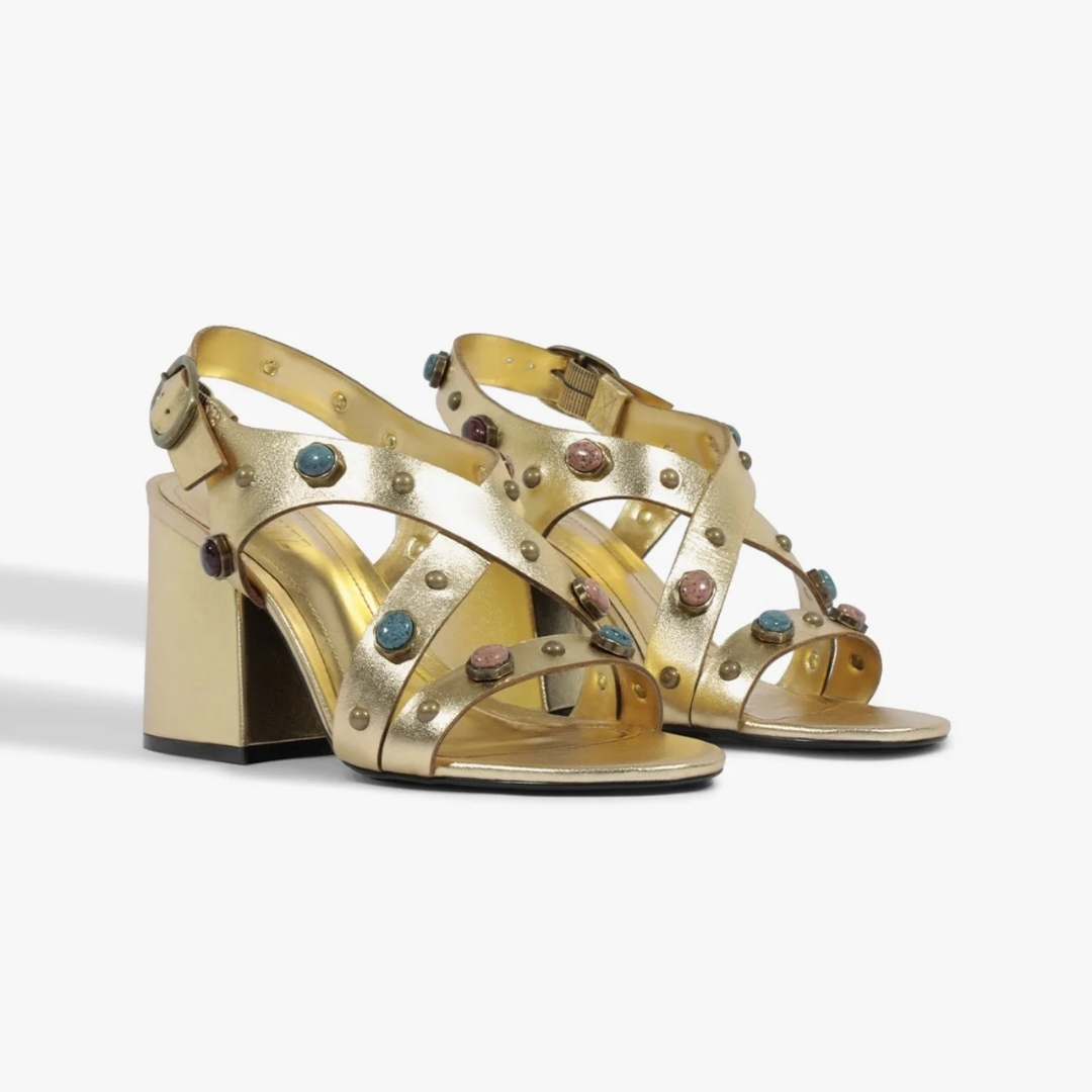 SANDALIA DE TACÓN MEDIO