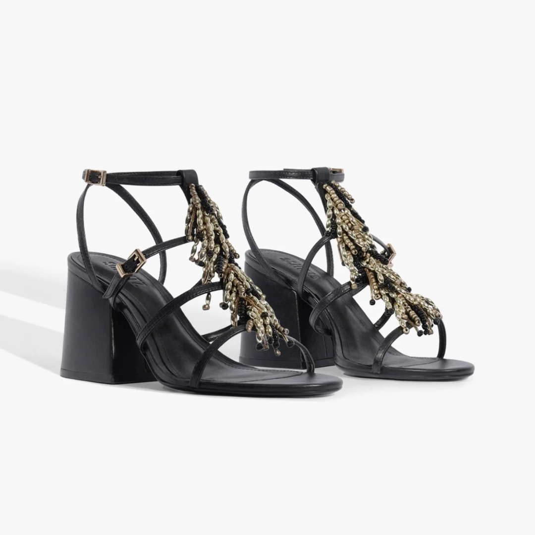 SANDALIA DE TACÓN MEDIO