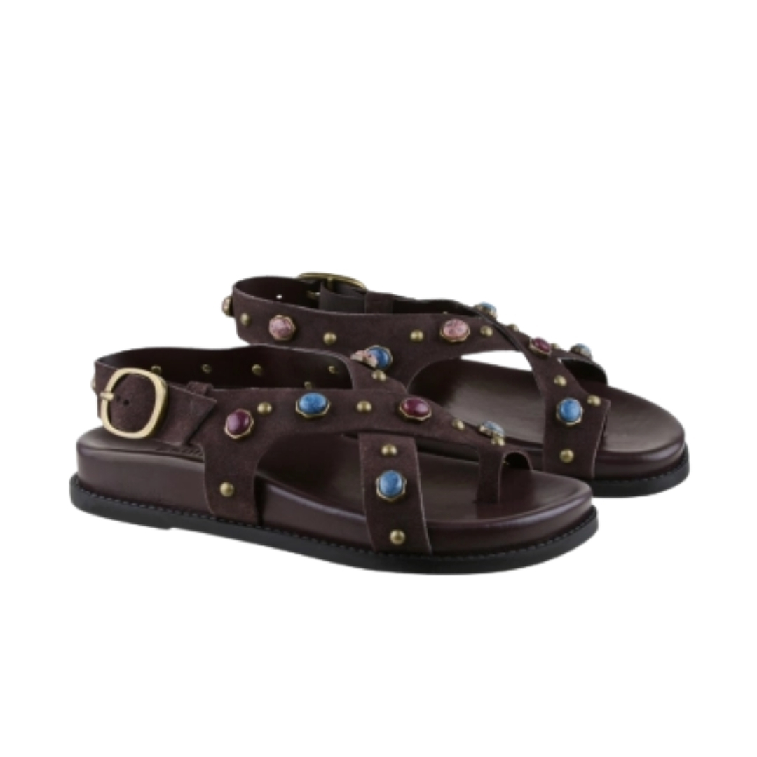 SANDALIA DE TACÓN BAJO