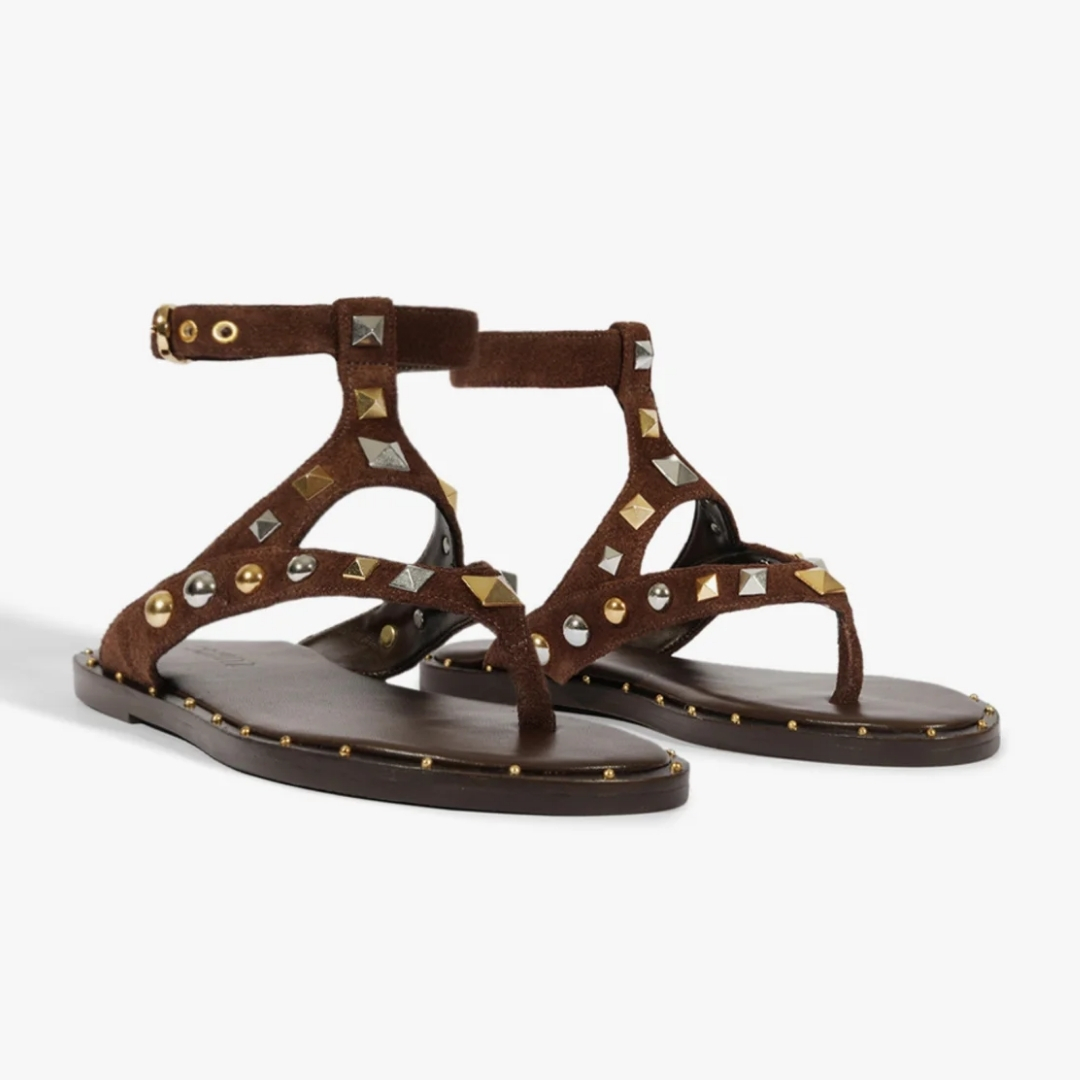 SANDALIA DE TACÓN PLANO