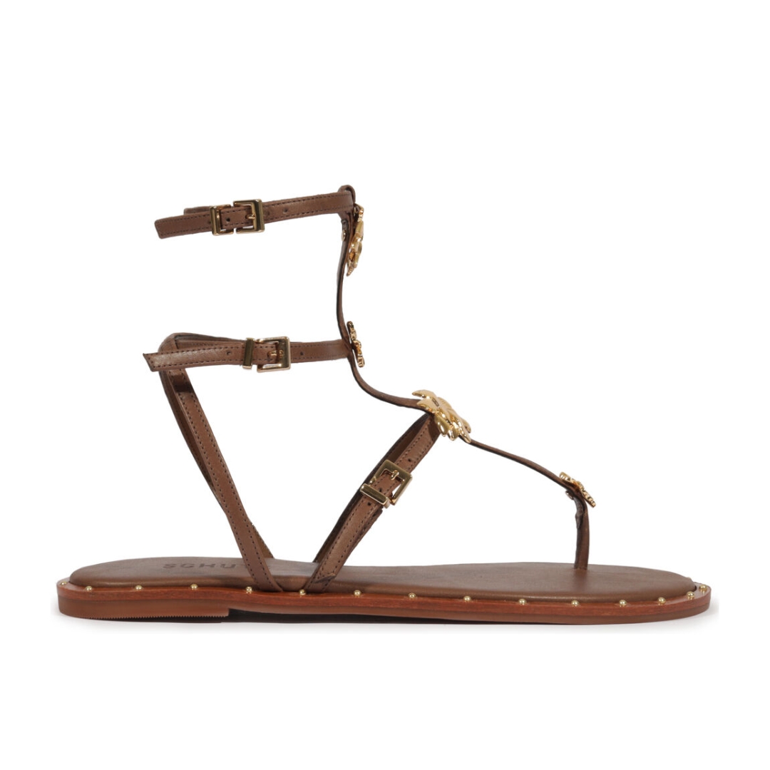 SANDALIA DE TACÓN PLANO