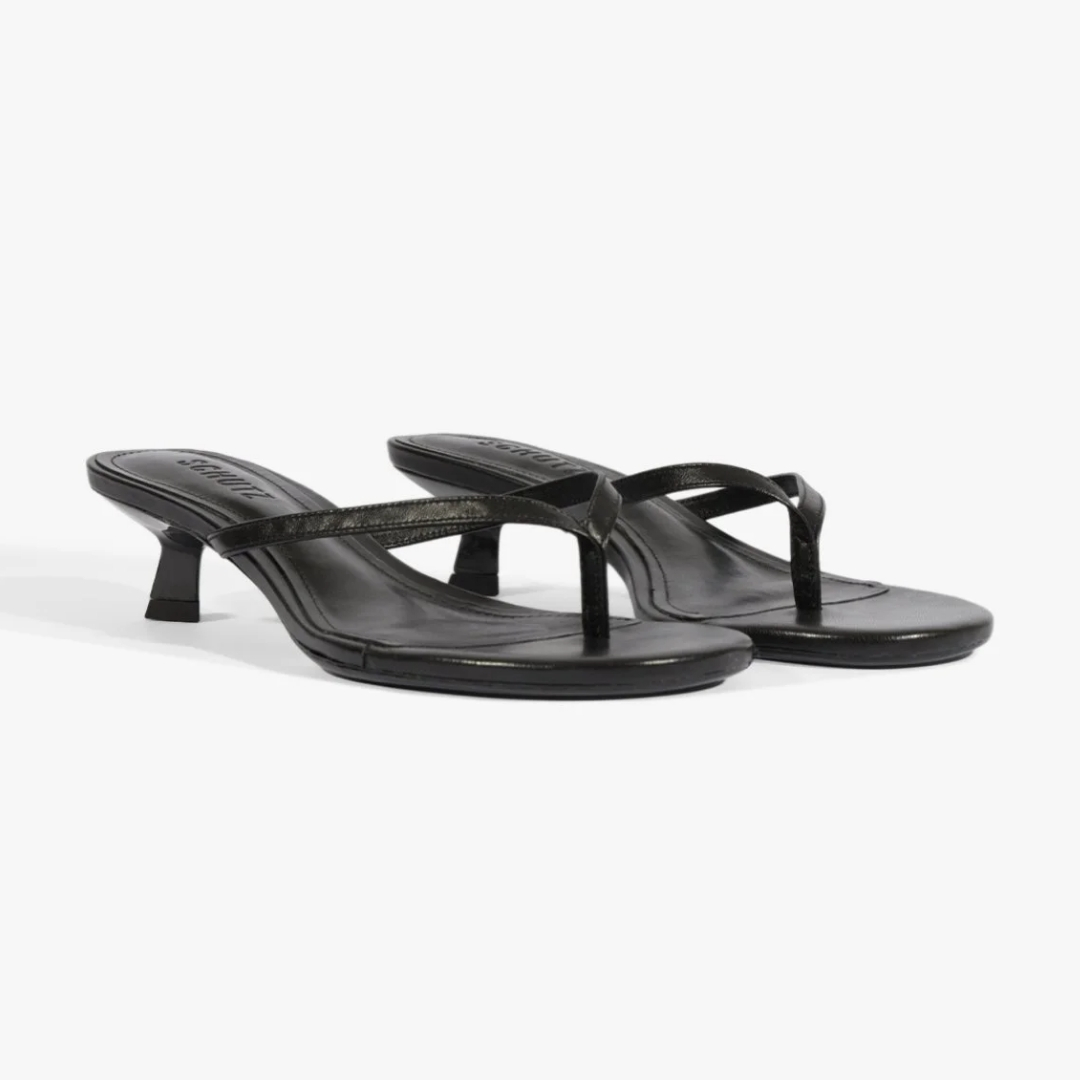 SANDALIA DE TACÓN BAJO