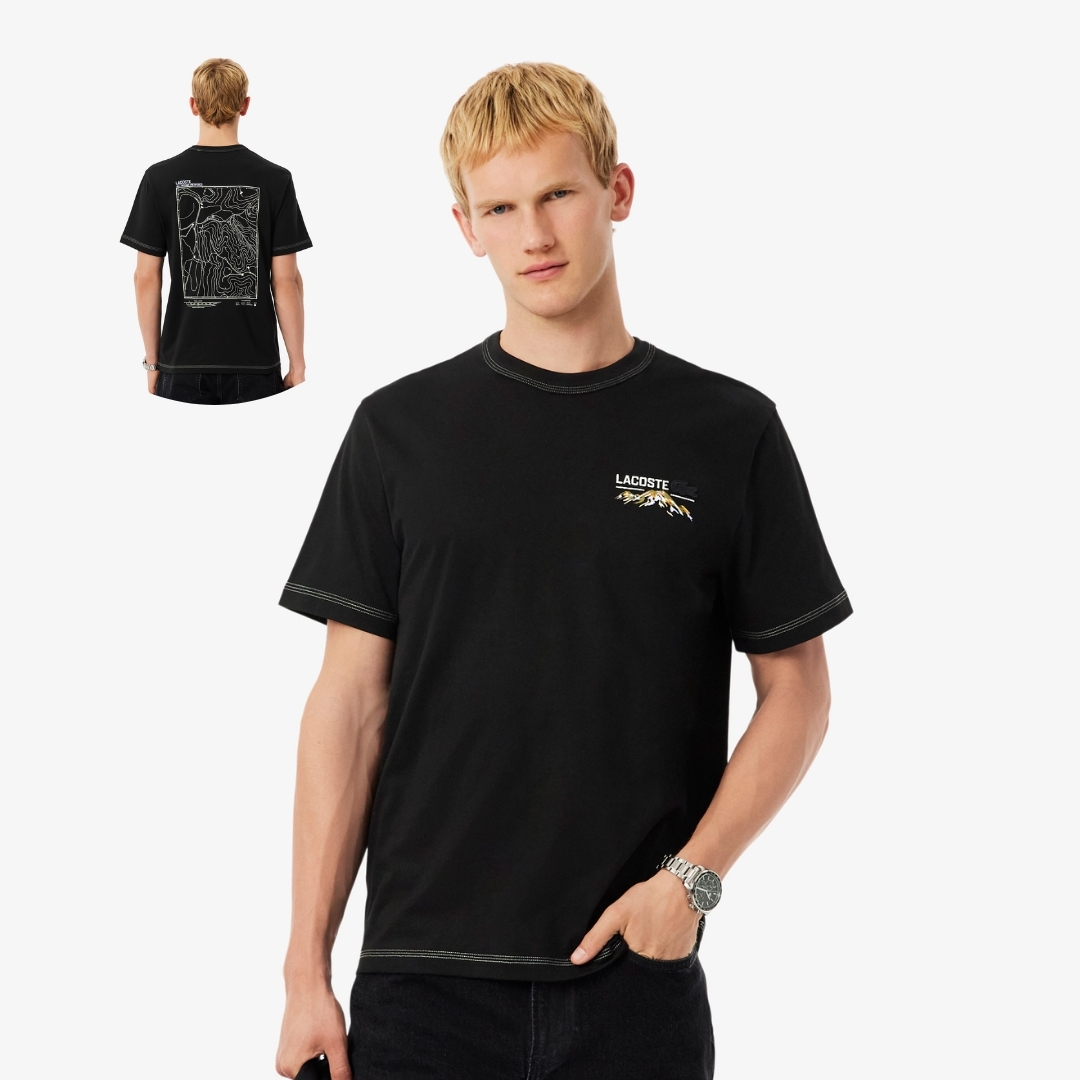 REMERA CUELLO REDONDO C/ESTAMPA ADVENTURER TRAS  MC