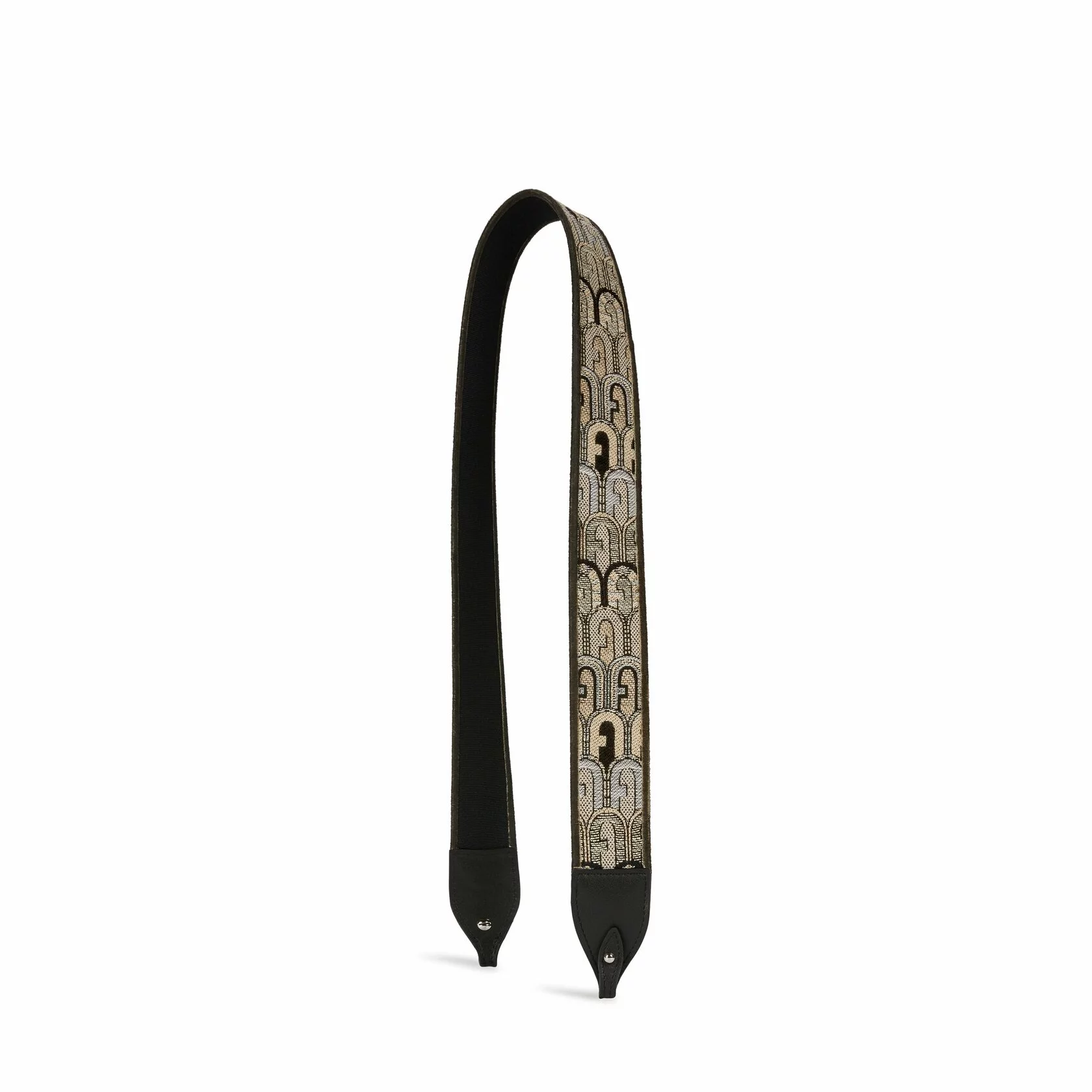 Fiona Shoulder Strap - Tessuto Jacquard Arco Etnico Logo