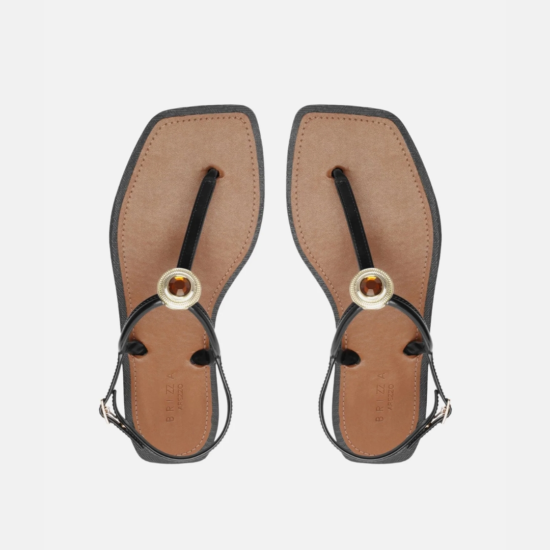 SANDALIA DE TACÓN PLANO