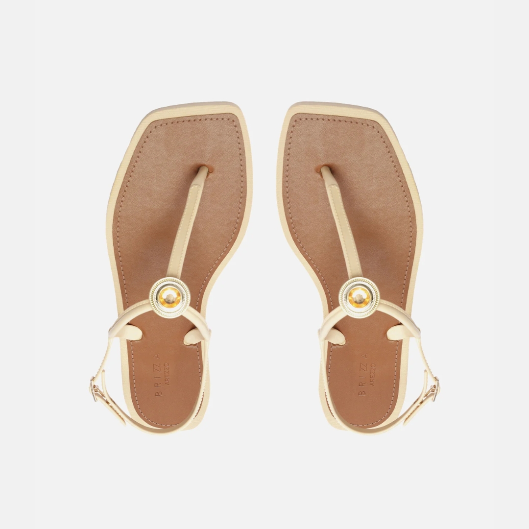 SANDALIA DE TACÓN PLANO